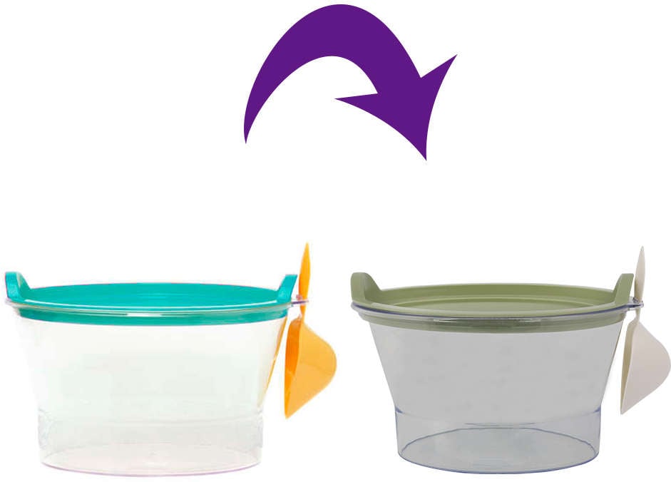 Porta Ração Família de Estimação Verde com Pá Dosadora - 1Kg