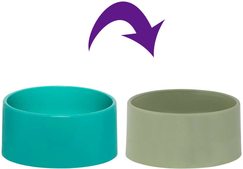 Comedouro Família de Estimação Slim Verde para Cães - Tam. M