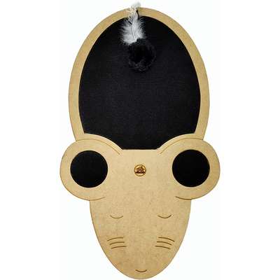 Brinquedo Arranhador Joy Mouse Preto