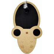 Brinquedo Arranhador Joy Mouse Preto - Tam. Único