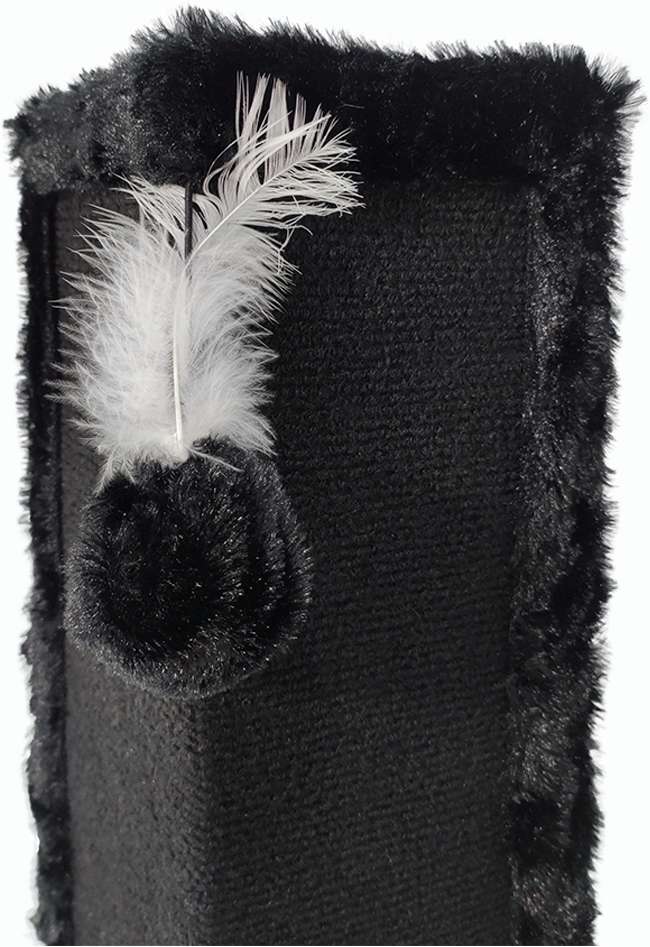 Brinquedo Arranhador Sofá Preto - Tam. Único
