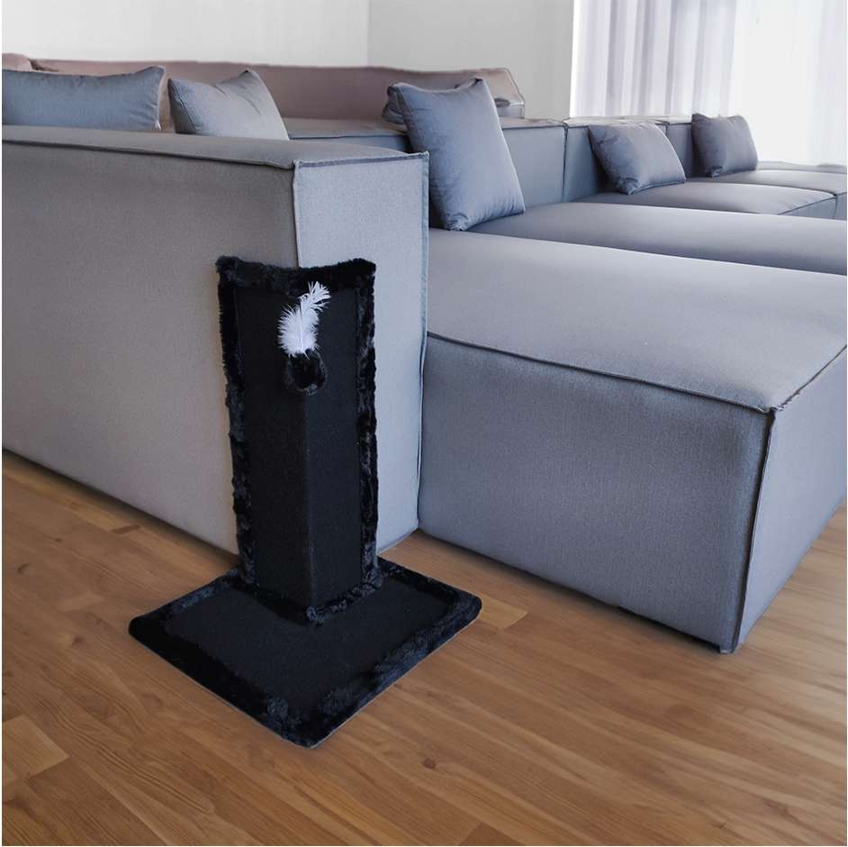 Brinquedo Arranhador Sofá Preto - Tam. Único