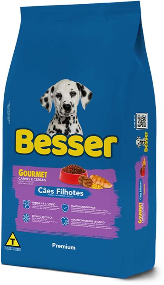 Ração Seca Besser Gourmet para Cães Filhotes - 20Kg