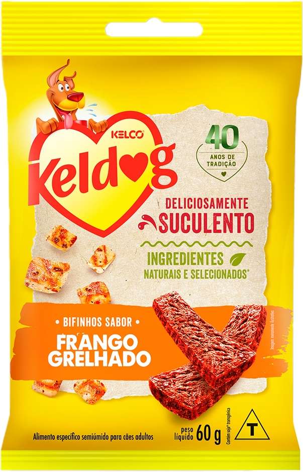 Bifinho Keldog para Cães Sabor Frango Grelhado - 60 g