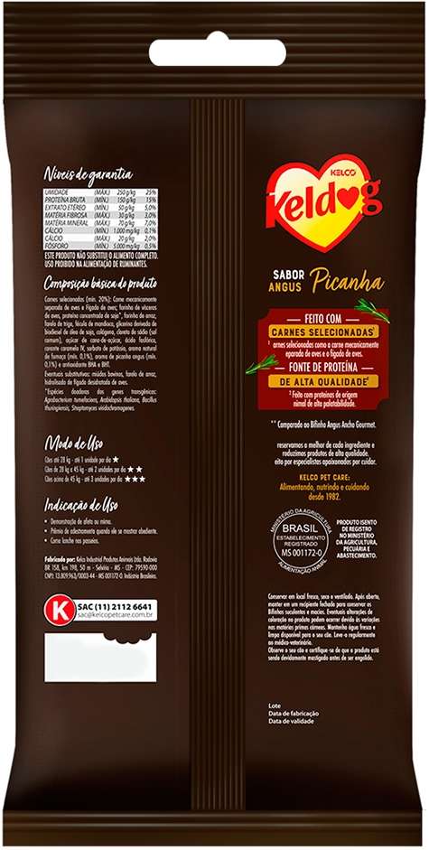 Bifinho Keldog para Cães Sabor Picanha Angus - 91 g
