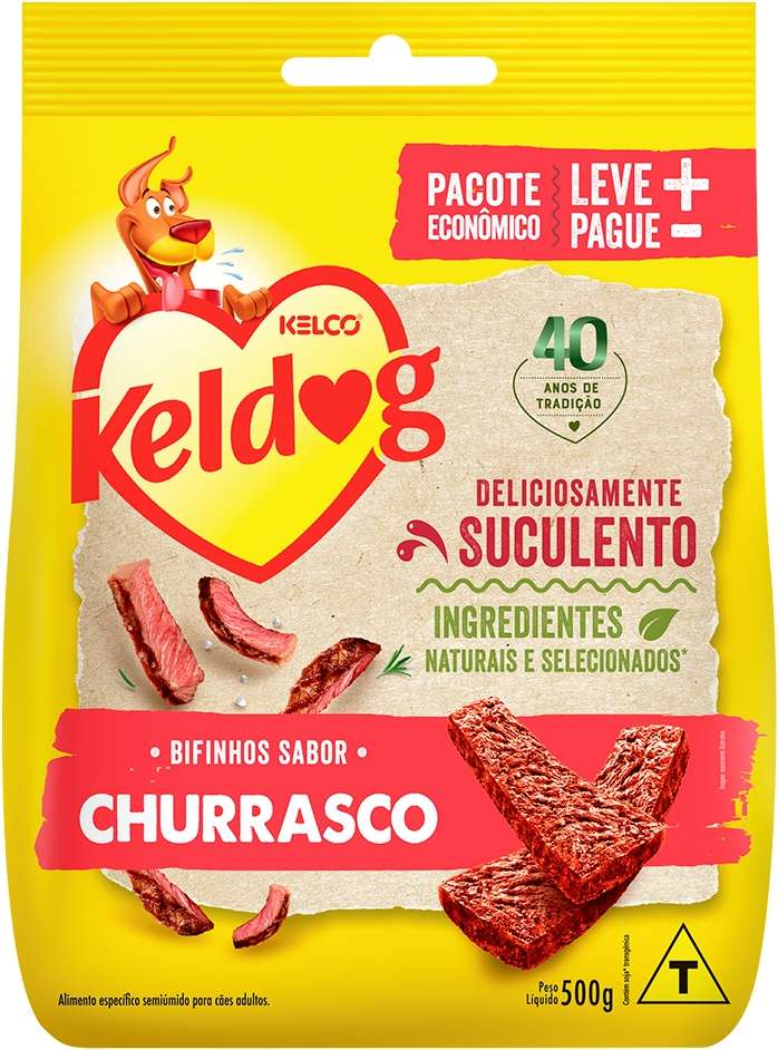 Bifinho Keldog para Cães Sabor Churrasco - 500 g