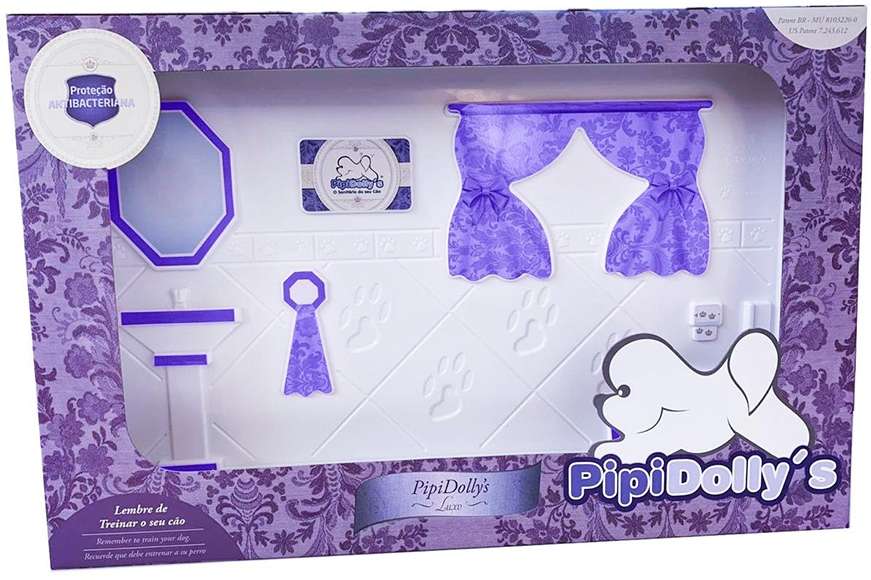 Kit Pipidollys Sanitário Luxo Lilás para Cães Fêmeas - Tam. Único