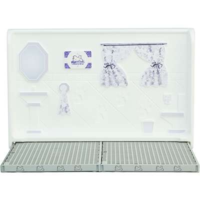 Kit Pipidollys Sanitário Luxo Cinza para Cães Fêmeas
