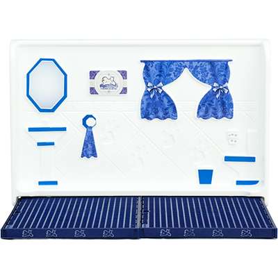 Kit Pipidollys Sanitário Luxo Azul para Cães Fêmeas