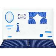 Kit Pipidollys Sanitário Luxo Azul para Cães Fêmeas - Tam. Único