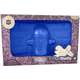 Kit Pipidollys Sanitário Luxo Preto com Acessório Azul para Cães Machos
