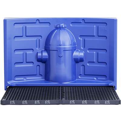 Kit Pipidollys Sanitário Luxo Preto com Acessório Azul para Cães Machos