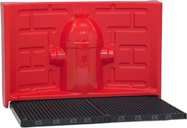 Kit Pipidollys Sanitário Luxo Preto com Acessório Vermelho para Cães Machos - Tam. Único