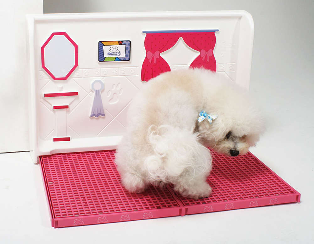 Kit Pipidollys Sanitário Luxo Rosa para Cães Fêmeas - Tam. Único