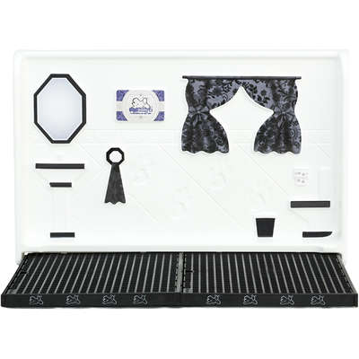 Kit Pipidollys Sanitário Luxo Preto para Cães Fêmeas