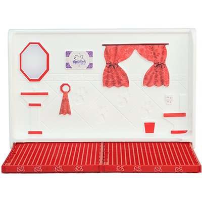 Kit Pipidollys Sanitário Luxo para Cães Fêmeas - Vermelho