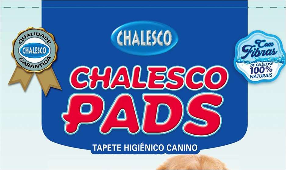 Tapete Higienico Chalesco Pads 60x55 para Cães - 50 Unidades