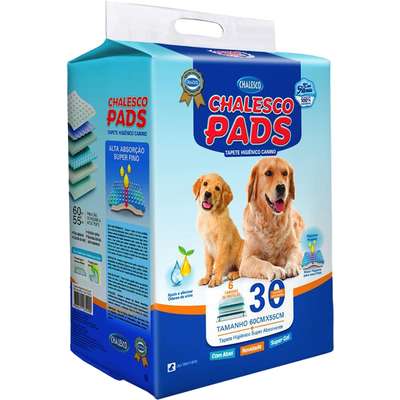 Tapete Higienico Chalesco Pads 60x55 para Cães