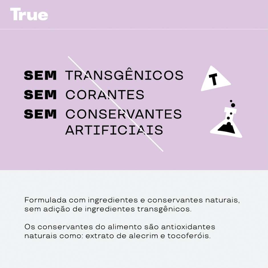 Ração Natural True para Gatos Adultos Castrados - 1Kg