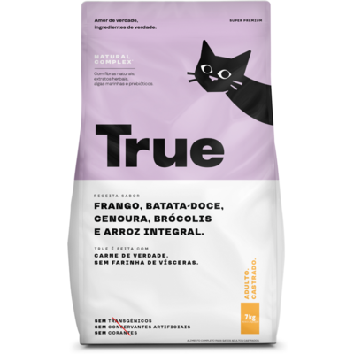 Ração Seca True para Gatos Adultos Castrados