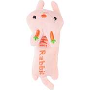Brinquedo Pelúcia Coelho Rosa - Tam. Único