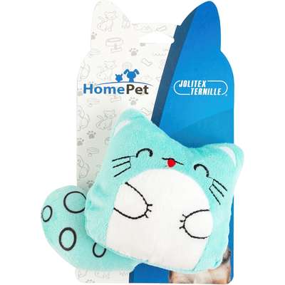 Brinquedo Pelúcia Gato Linguinha Azul