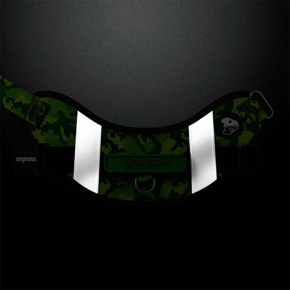 Peitoral Power Up Green Camuflado Verde - Tam. PP
