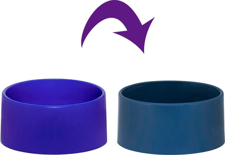 Comedouro Família de Estimação Slim Azul para Cães - Tam. M