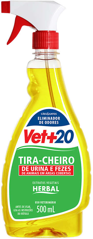 Spray Eliminador de Odores Vet+20 Tira Cheiro Herbal - 500 mL