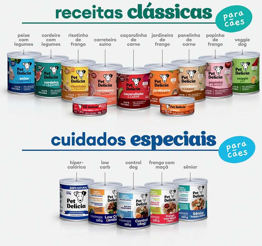 Ração Úmida Pet Delícia Natural Jardineira de Frango - 320 g