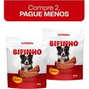 Kit Suprema Bifinho Sabor Frango para Cães - 1Kg (2 Pacotes 500 g)