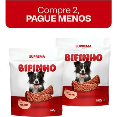Bifinho Suprema para Cães Sabor Carne