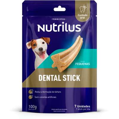 Petisco Nutrilus Dental Stick para Cães Adultos Porte Pequeno