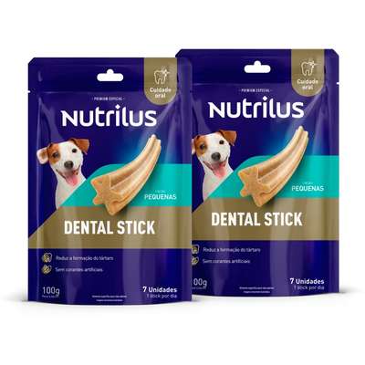 Petisco Nutrilus Dental Stick para Cães Adultos Porte Pequeno