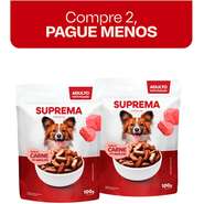 Ração Úmida Suprema Carne ao Molho para Cães Adultos de Raças Pequenas