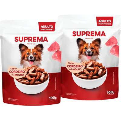 Ração Úmida Suprema Cordeiro ao Molho para Cães Adultos de Raças Pequenas