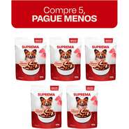 Kit Suprema Ração Úmida Sabor Cordeiro ao Molho para Cães Adultos Raças Pequenas - 500 g (5 Sachês 100 g)