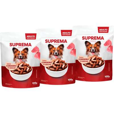 Ração Úmida Suprema Cordeiro ao Molho para Cães Adultos de Raças Pequenas