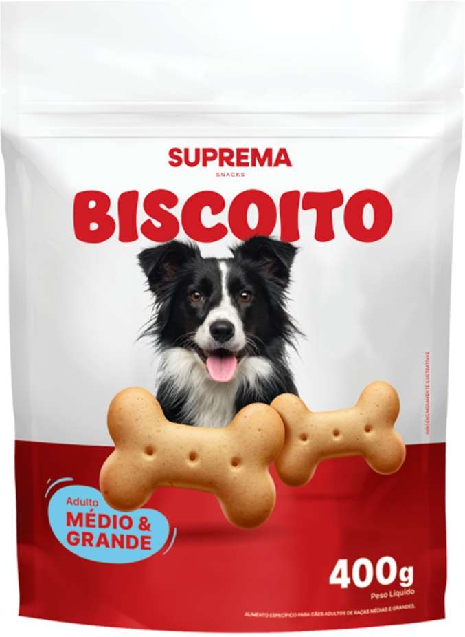 Kit Suprema Bifinho Sabor Frango e Biscoito para Cães Adultos - 500 g + 400 g