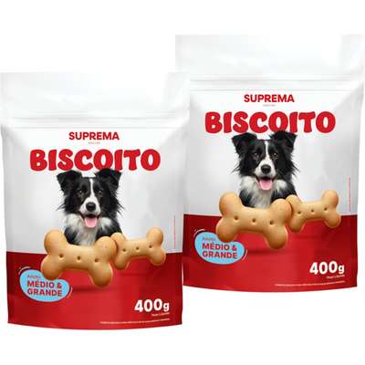 Biscoito Suprema para Cães Adultos Porte Médio e Grande