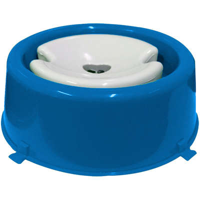 Bebedouro Furacão Pet Plástico Pop Azul Pelos Longos
