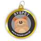 Medalha SysPet Gato - Preto com Dourado
