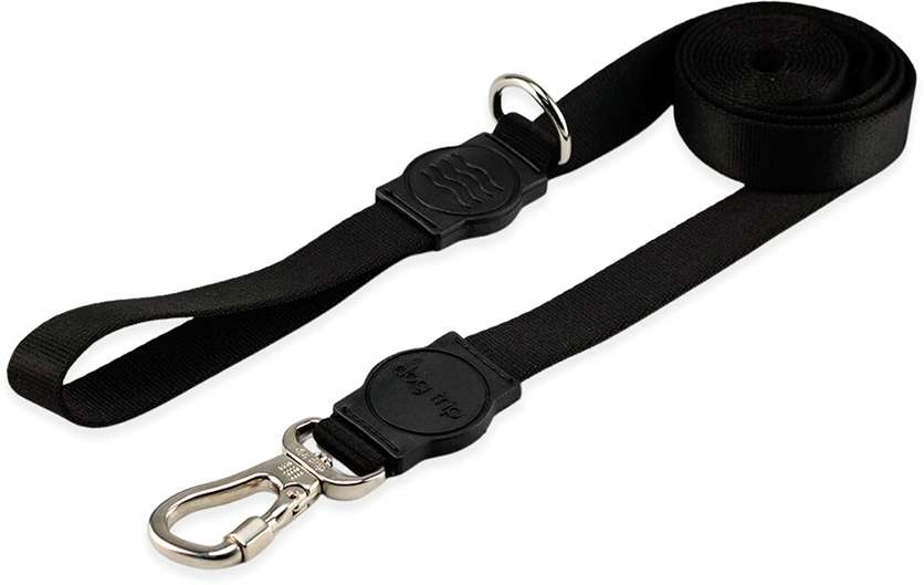 Guia Longa Dog Trip Brasil Classic Black para Cães - Tam. M