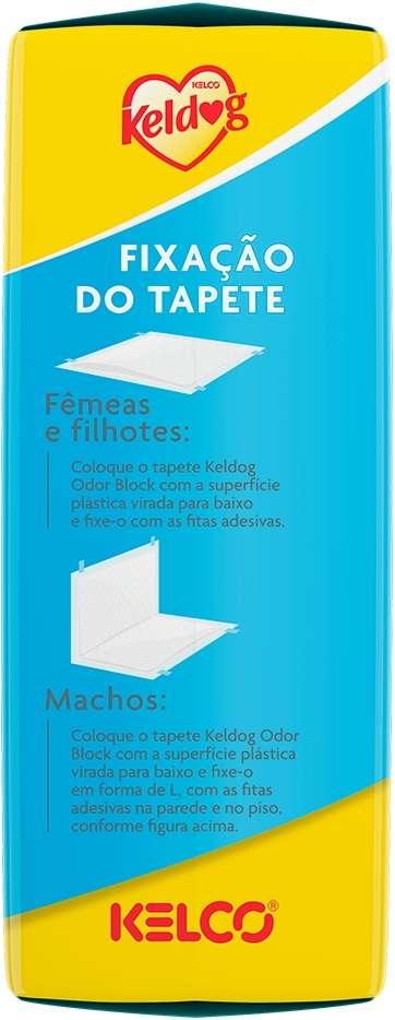 Tapete Higiênico Kelco Keldog Slim Ultra Dry Odor Block - 30 unidades