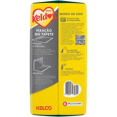 Tapete Higiênico Kelco Keldog Slim Ultra Dry Carvão Ativado