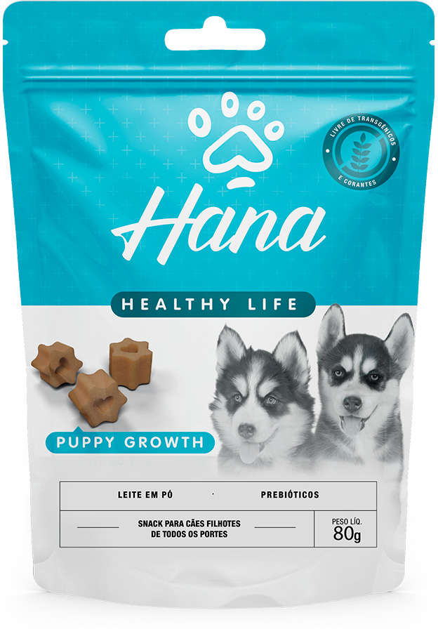 Petisco Hana Healthy Life para Cães Filhotes - 80 g
