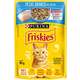 Ração Úmida Nestlé Purina Friskies Peixe Branco ao Molho para Gatos Adultos