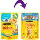 Ração Úmida Nestlé Purina Friskies Peixe Branco ao Molho para Gatos Adultos