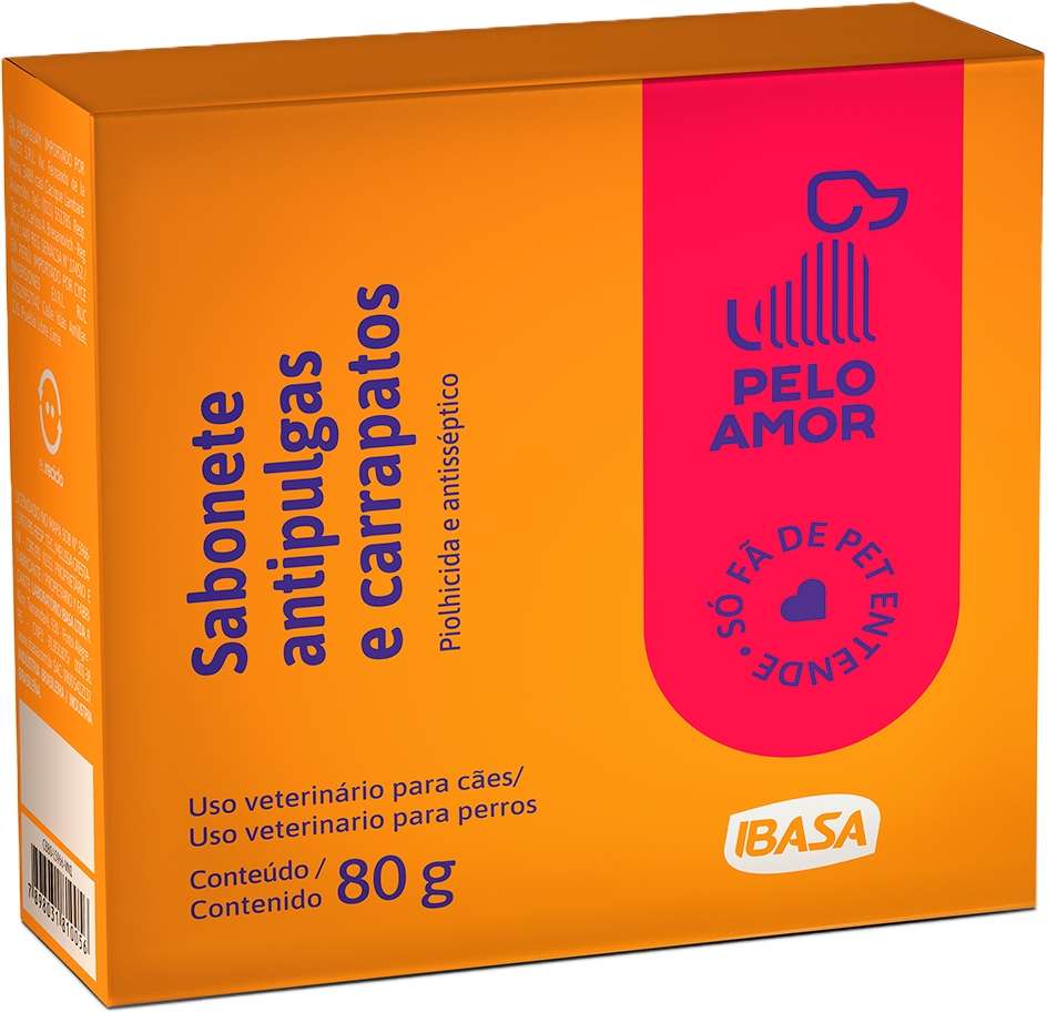 Sabonete Anti Pulgas Ibasa para Cães - 80 g