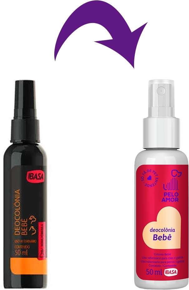 Deo Colônia Ibasa Bebê - 50 mL